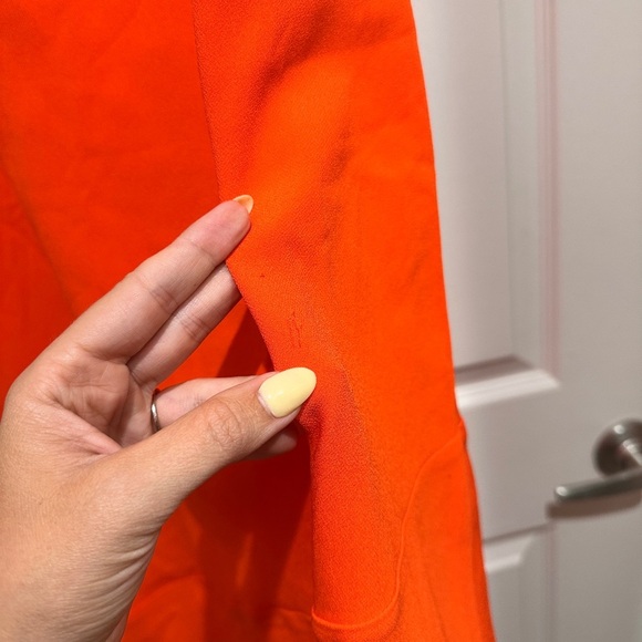 Aritzia Babaton Strapless Orange Resolution Dress - Picture 5 of 5